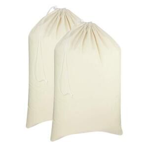 Extra Large Laundry Bags -2 Pack Heavy Duty Durable Cotton Canvas